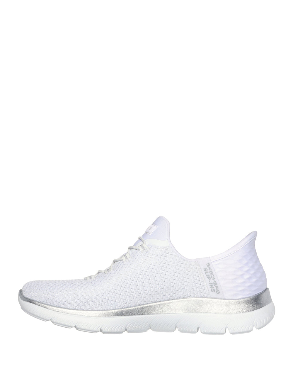 SKECHERS Sneakers slip-in Donna - modello 150123 Bianco