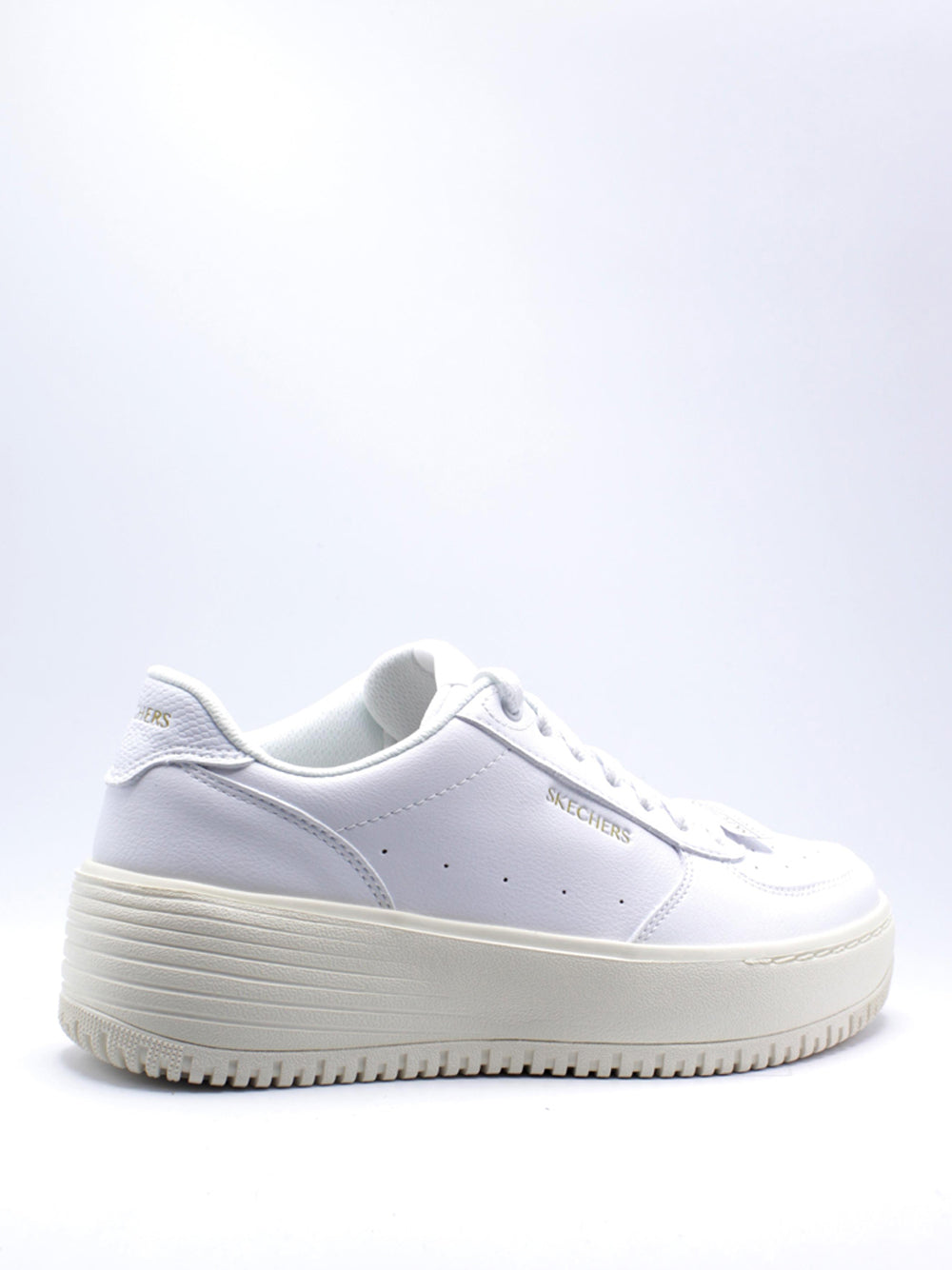 SKECHERS Sneakers platform Donna - modello 185110 Bianco