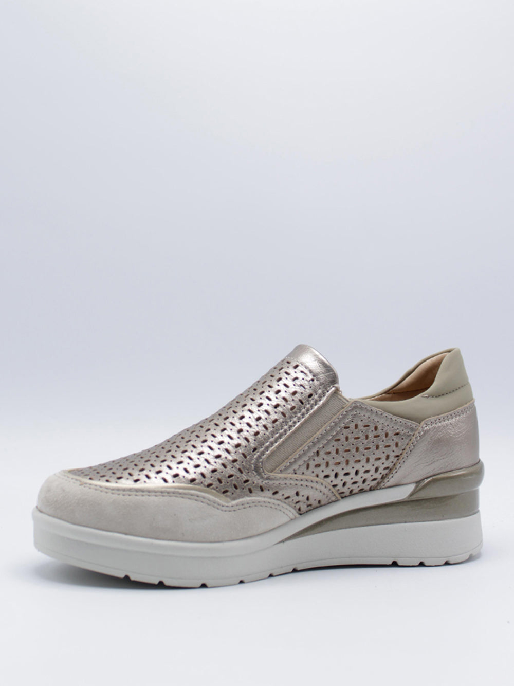 STONEFLY Sneakers con zeppa Donna - modello 220735 Argento