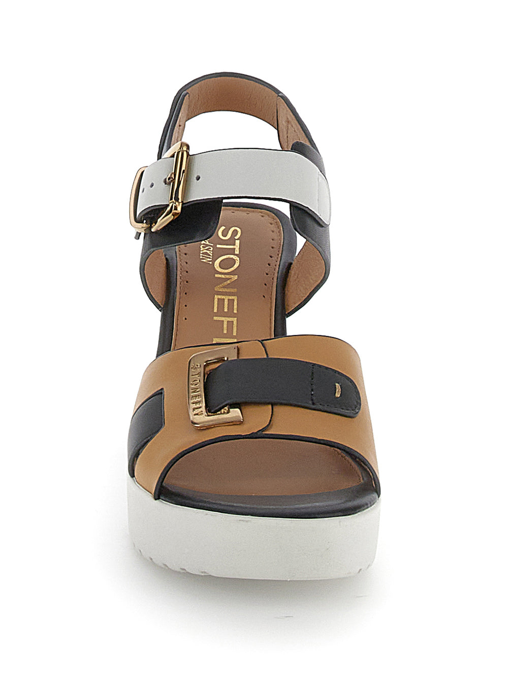 STONEFLY Sandali con zeppa Donna - modello 220751 Marrone