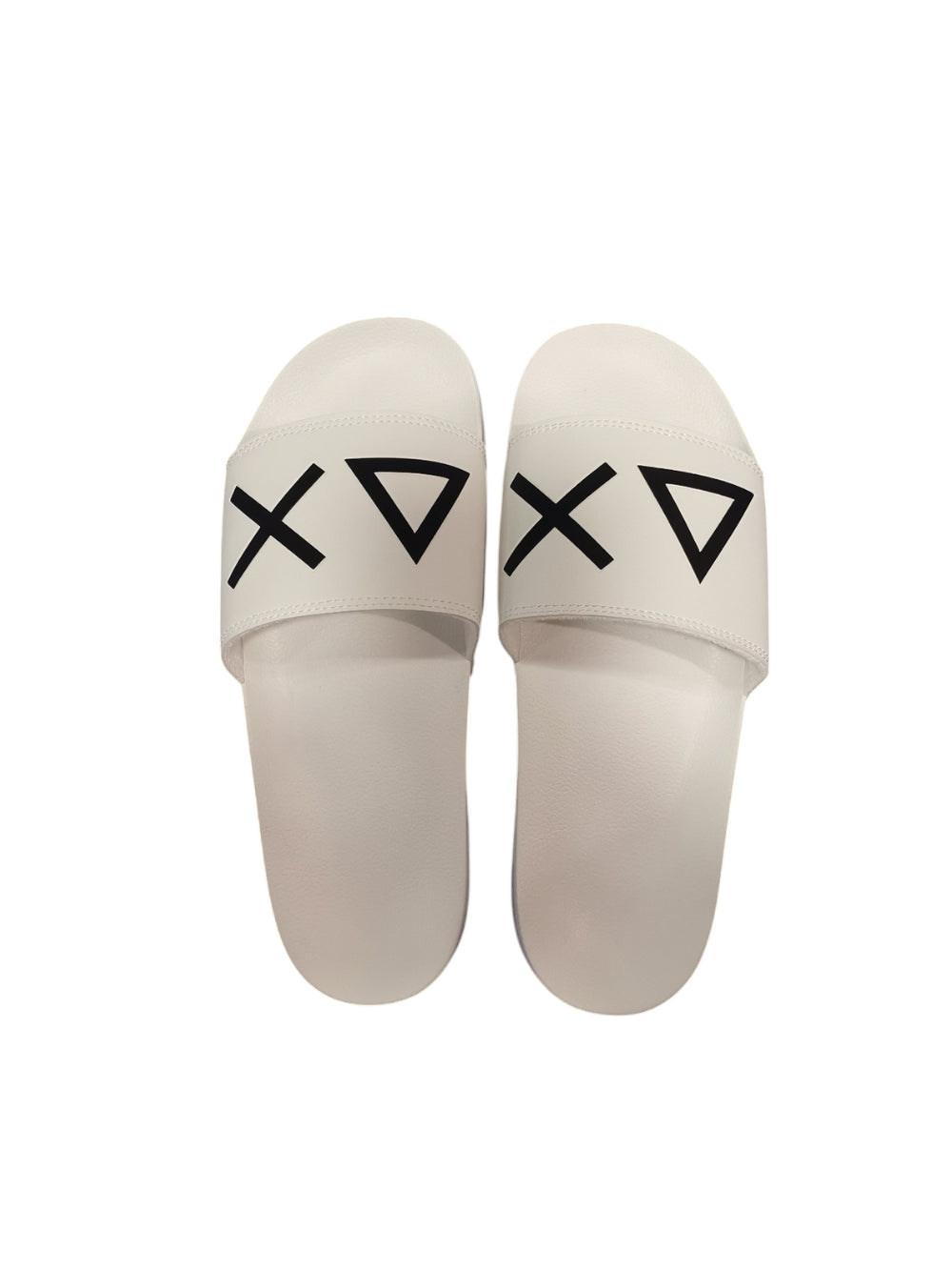 SUN68 Ciabatte slide Uomo - modello X35102 Bianco