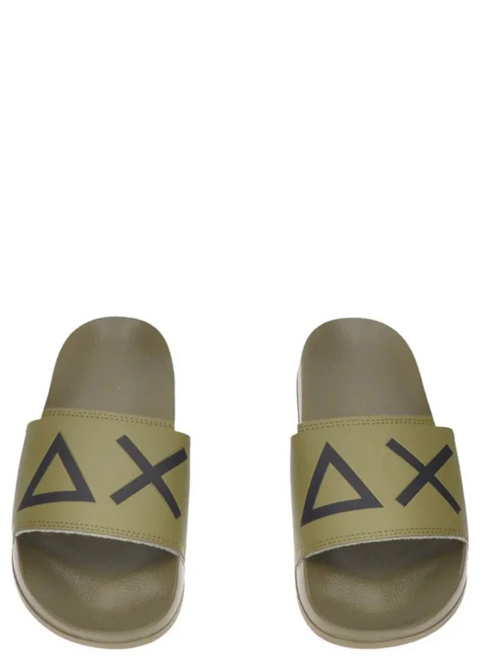 SUN68 Ciabatte slide Uomo - modello X35102 Verde
