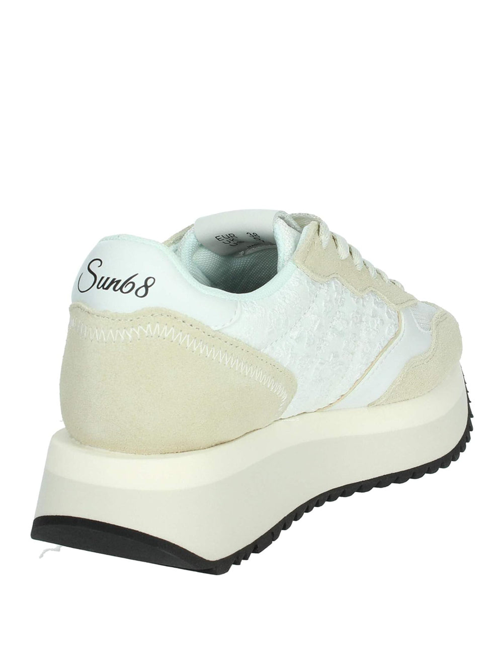 SUN68 Sneakers platform Donna - modello Z35209 Bianco