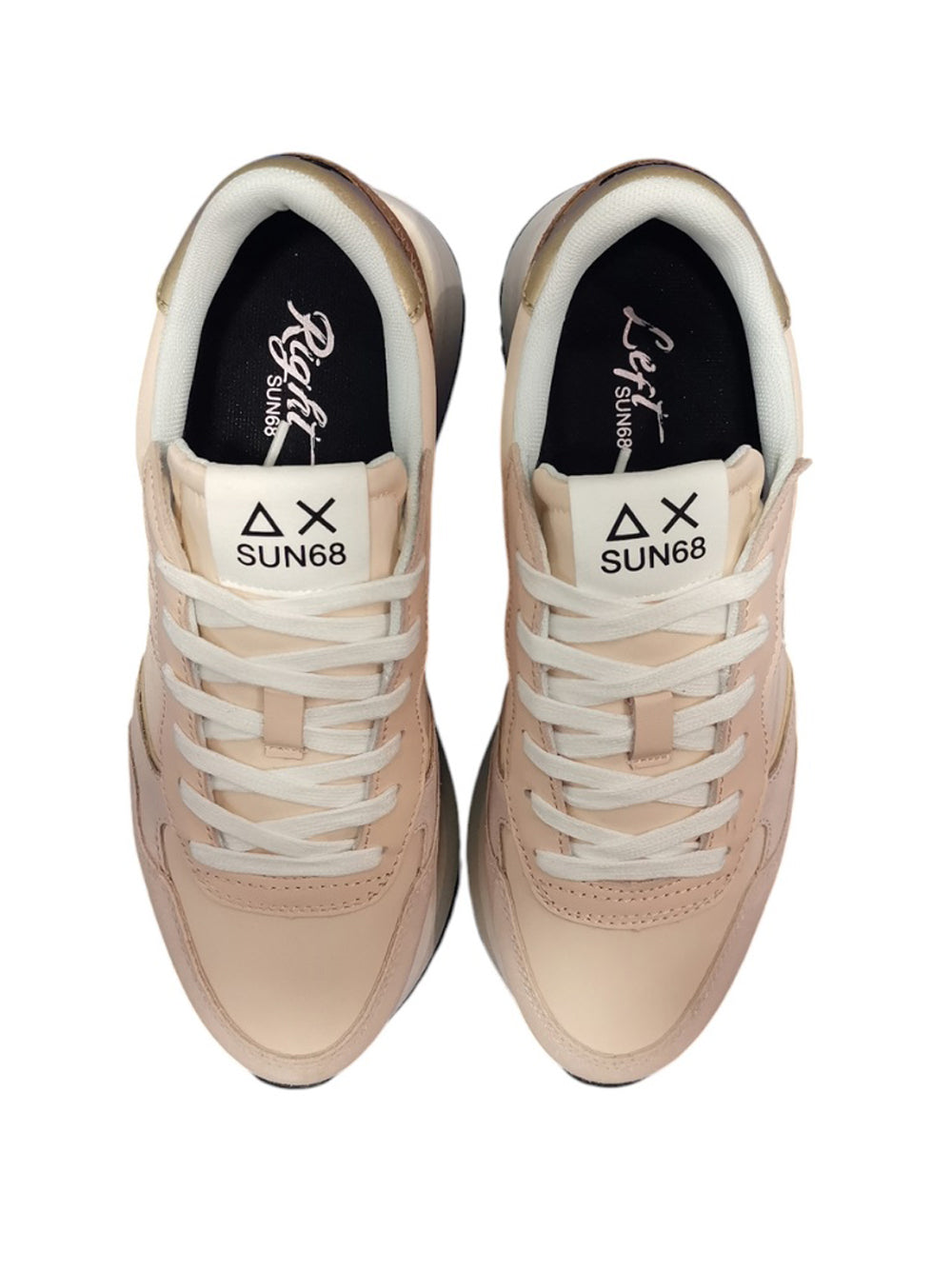 SUN68 Sneakers plantare estraibile Donna - modello Z35210 Bianco