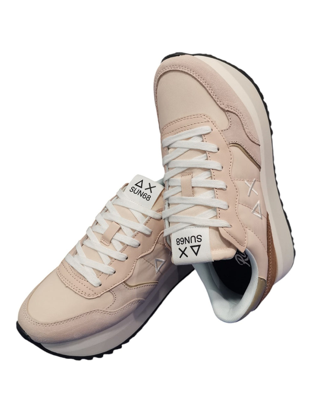SUN68 Sneakers plantare estraibile Donna - modello Z35210 Bianco