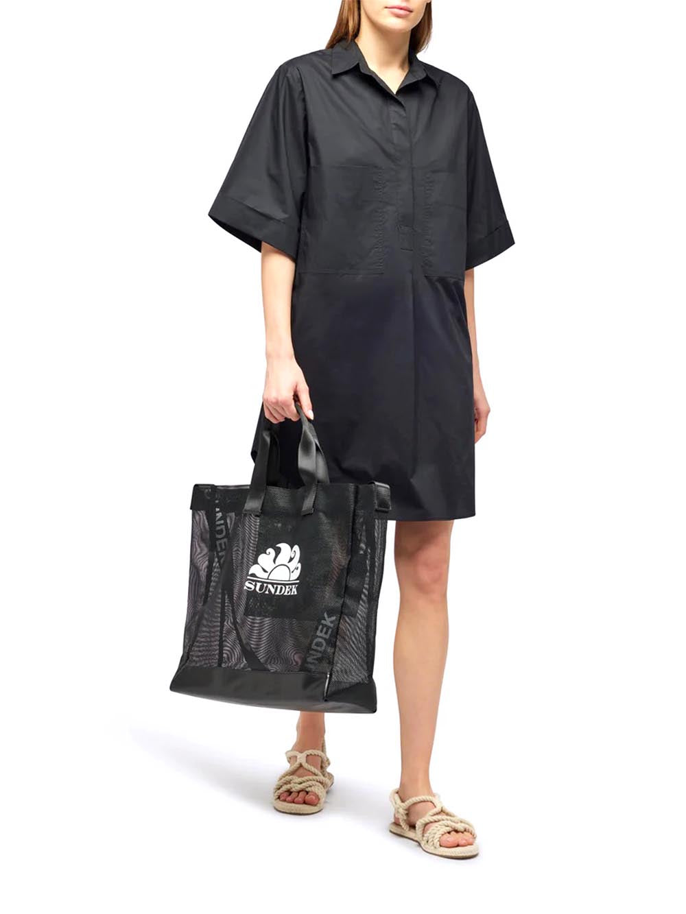 SUNDEK Borsa Da Mare Donna - modello AW828ABP7300 Nero