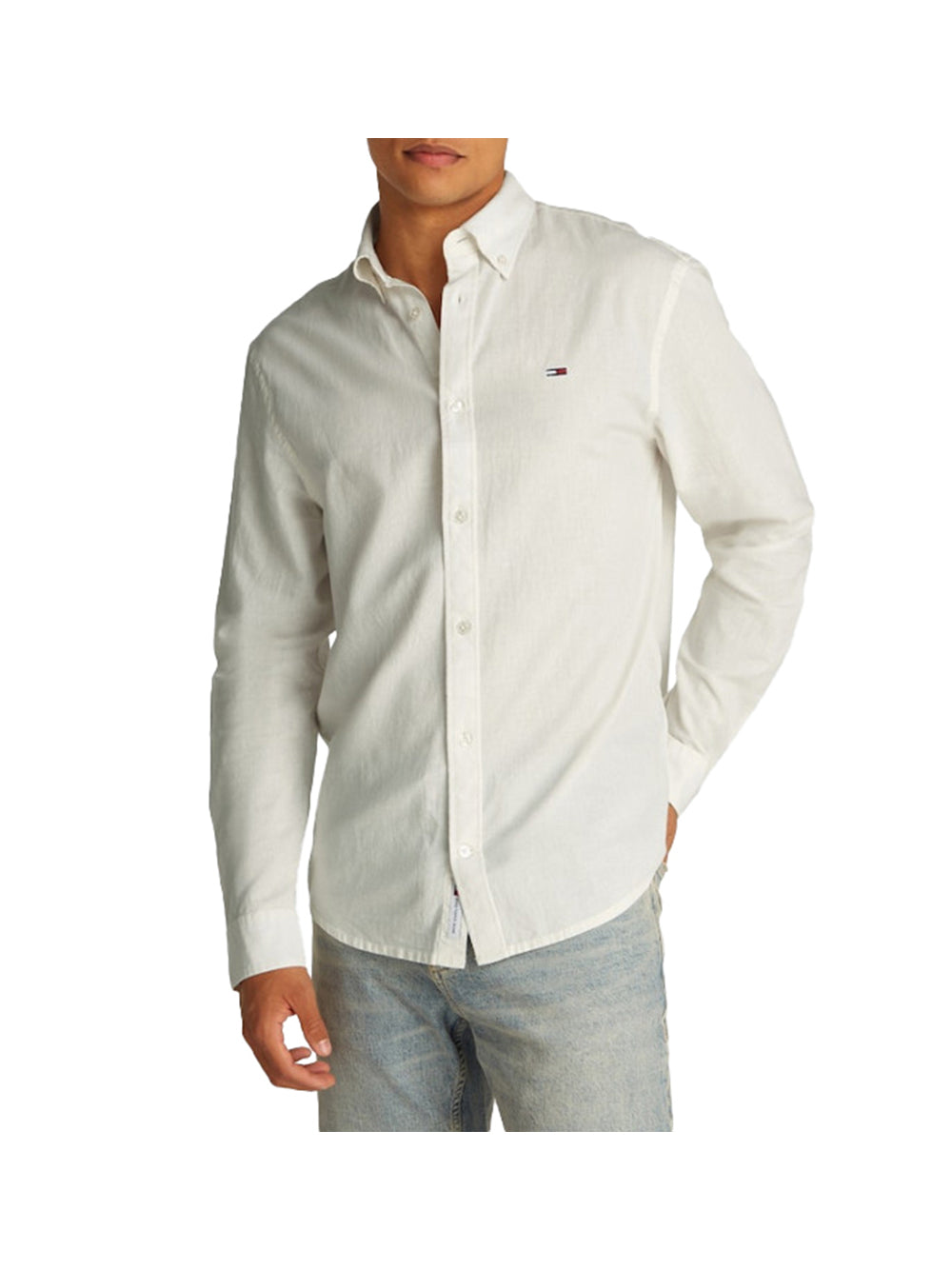 TOMMY HILFIGER Camicia Uomo - modello DM0DM20875 Bianco