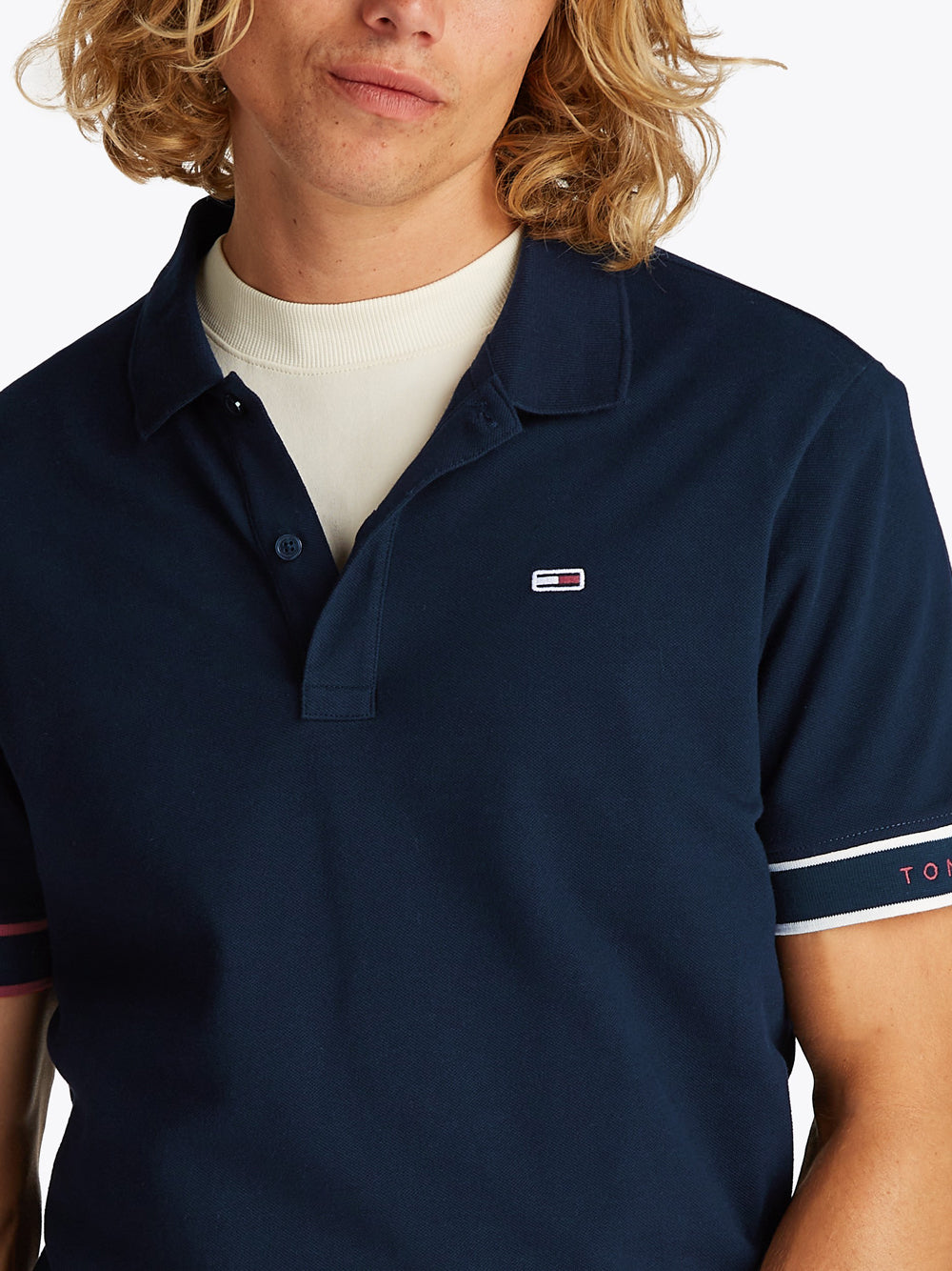 TOMMY HILFIGER Polo Uomo - modello DM0DM21306 Blu