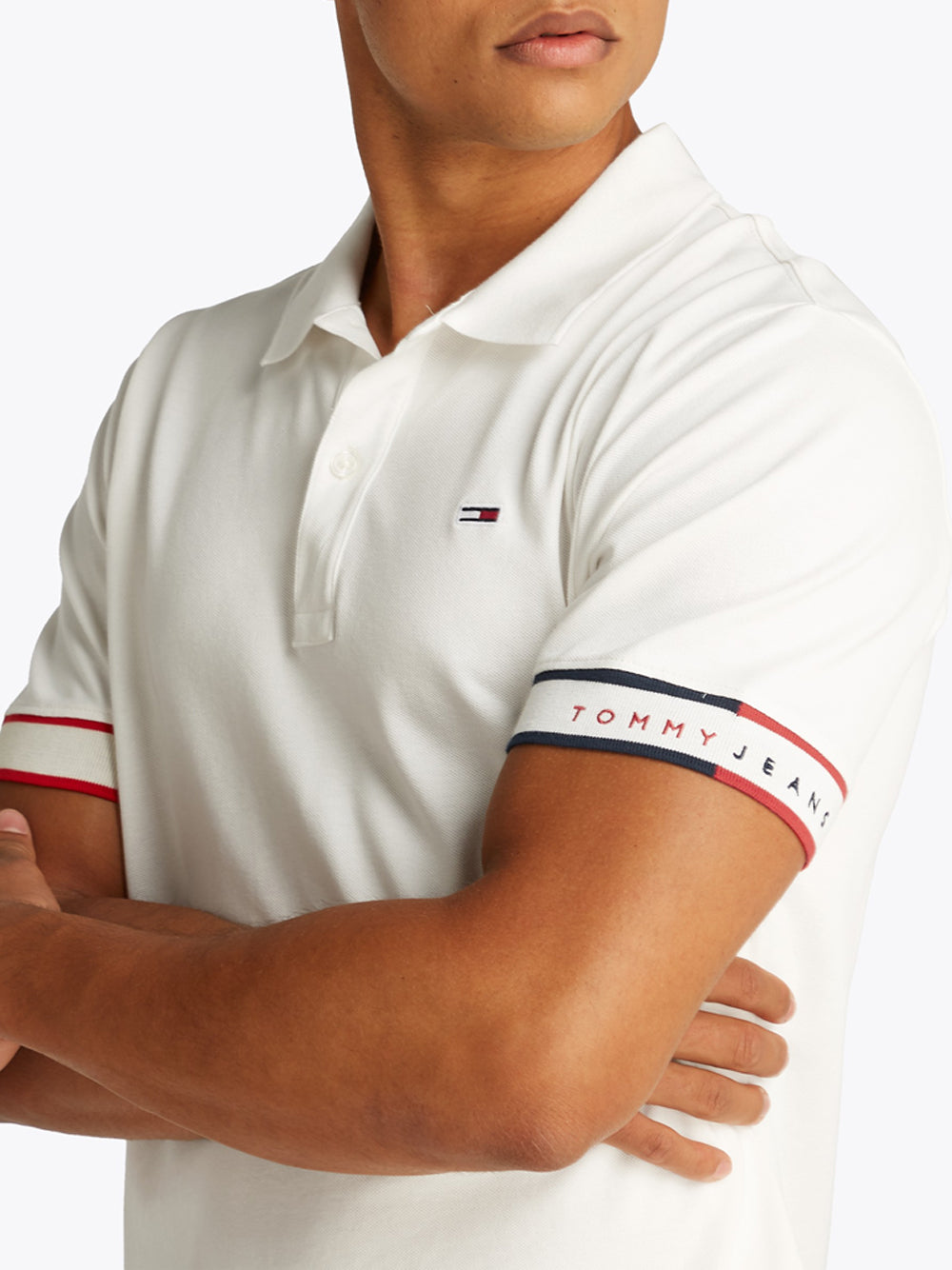 TOMMY HILFIGER Polo Uomo - modello DM0DM21306 Bianco