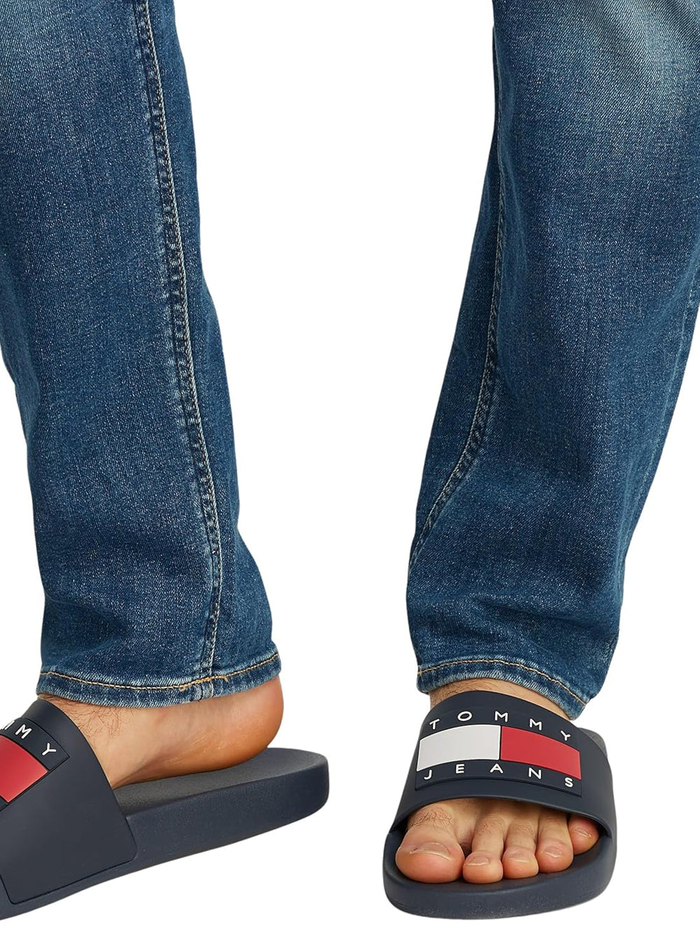 TOMMY HILFIGER Ciabatte slide Uomo - modello EM0EM01191 Blu