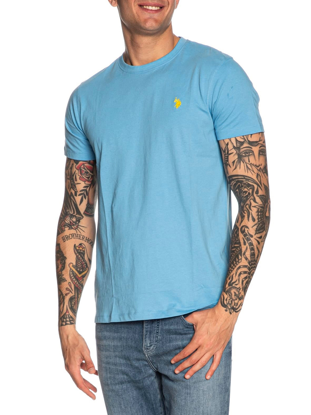 U.S. POLO ASSN. T-shirt Uomo - modello US41154004 Celeste