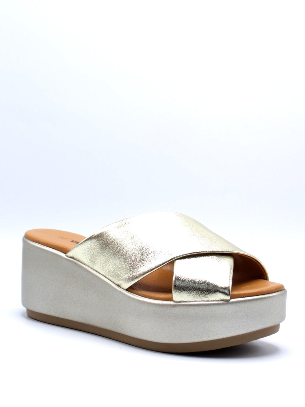 VALLEVERDE Ciabatte con zeppa Donna - modello 24405 Oro