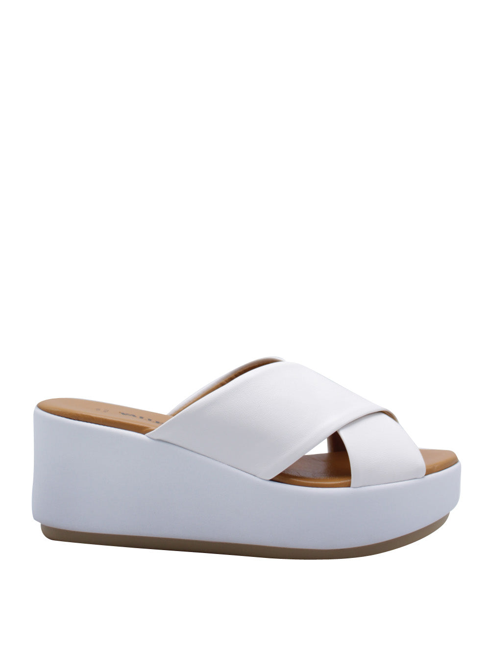 VALLEVERDE Ciabatte con zeppa Donna - modello 24405 Bianco