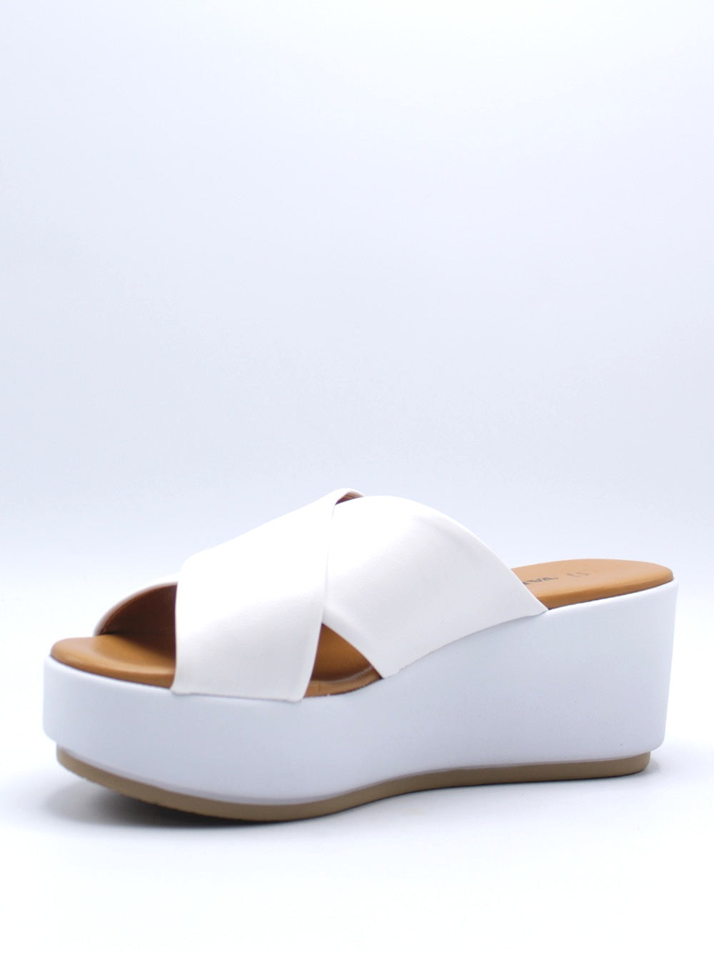 VALLEVERDE Ciabatte con zeppa Donna - modello 24405 Bianco