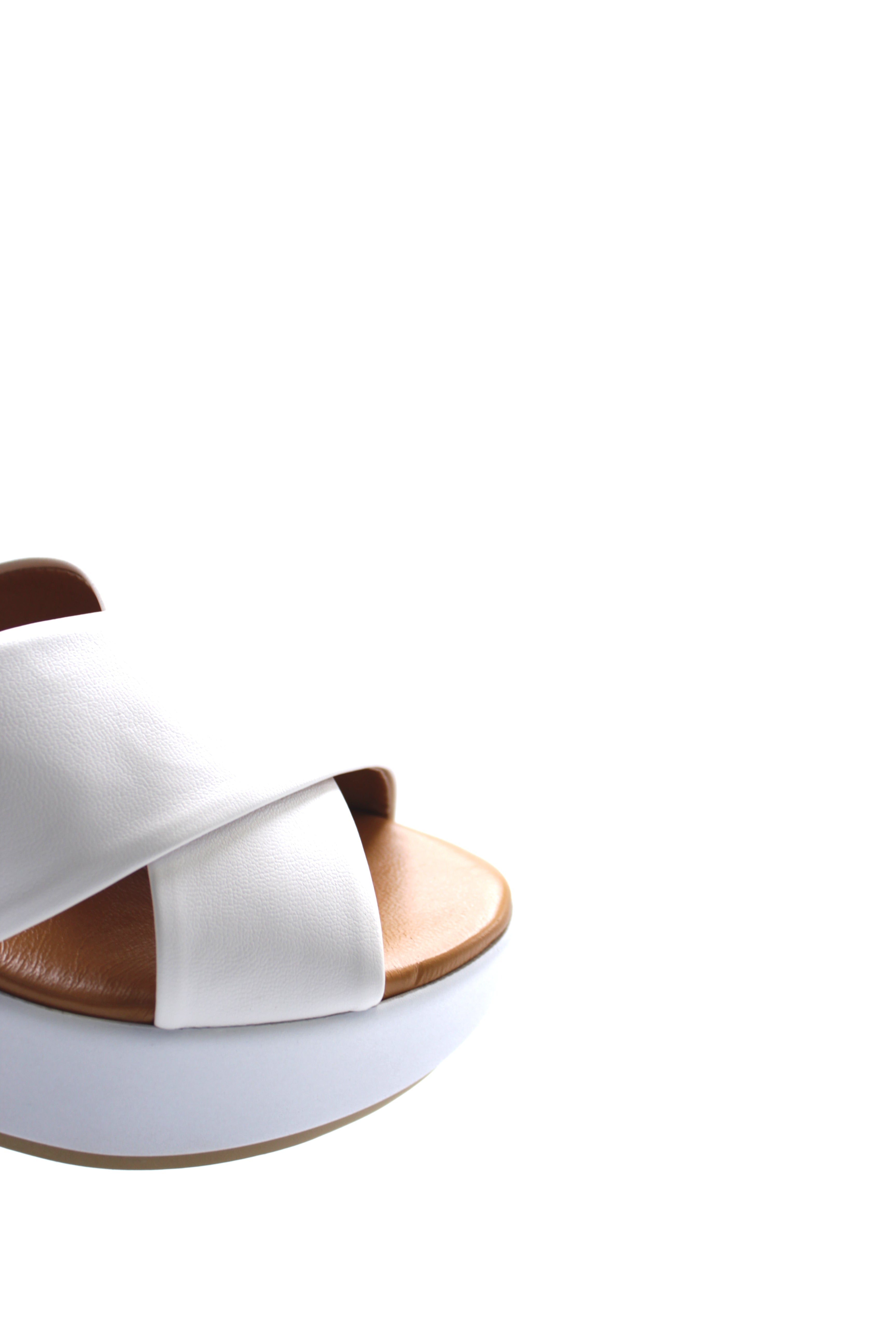 VALLEVERDE Ciabatte con zeppa Donna - modello 24405 Bianco