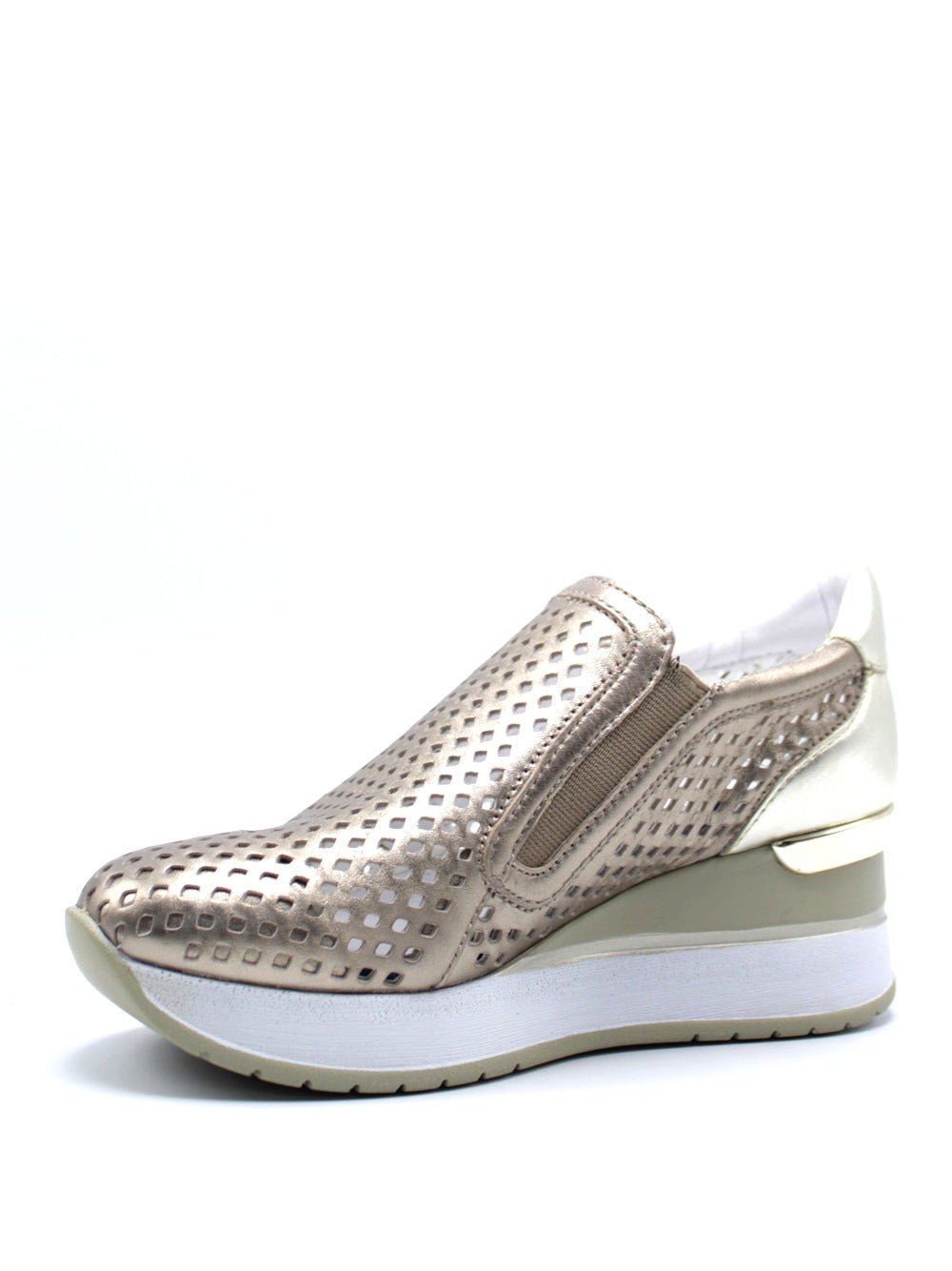 VALLEVERDE Sneakers con zeppa Donna - modello 36420 Bronzo