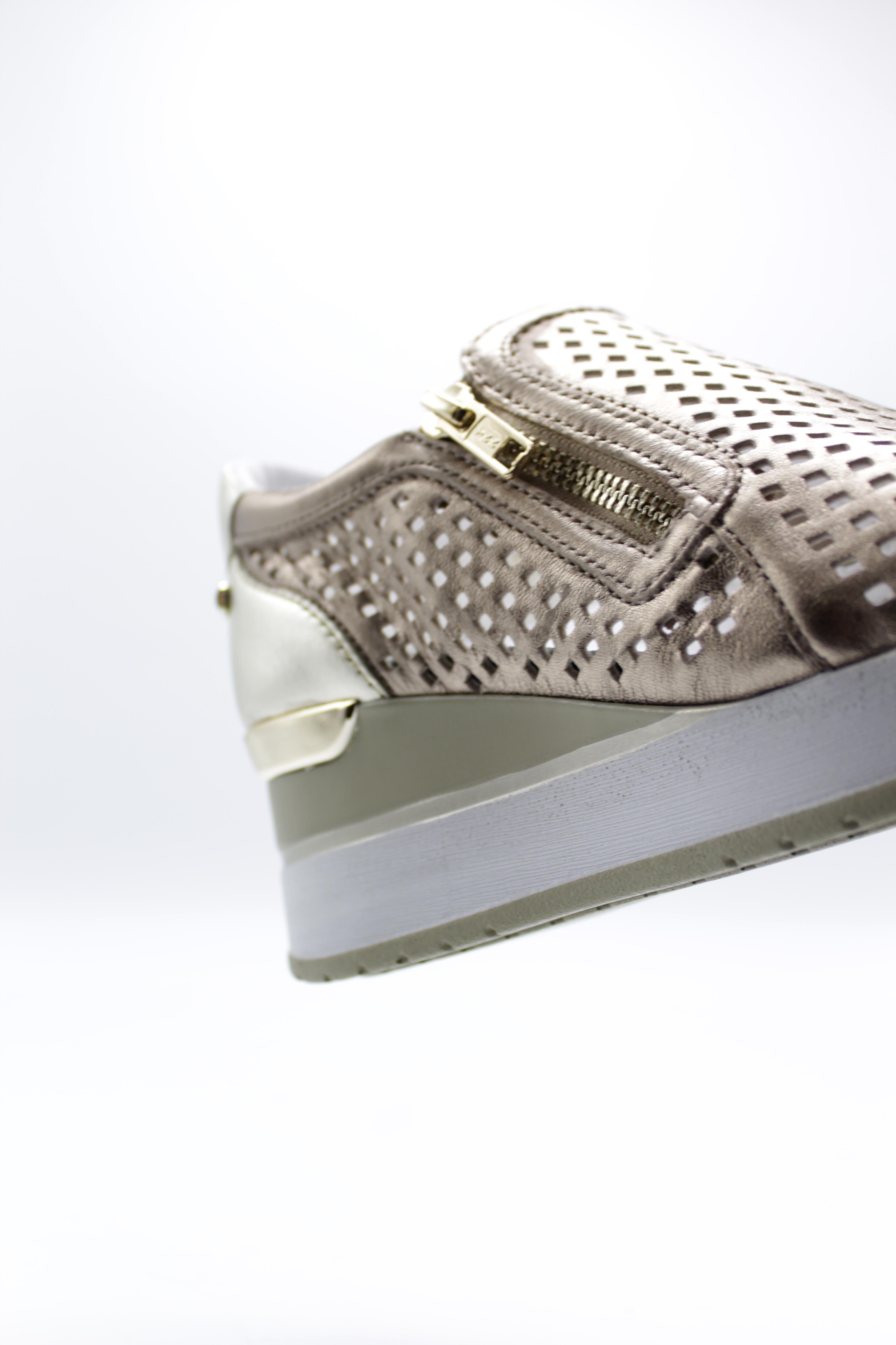 VALLEVERDE Sneakers con zeppa Donna - modello 36420 Bronzo
