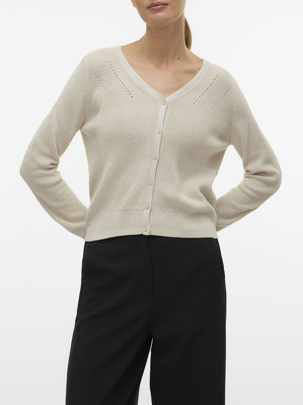 VERO MODA Cardigan Donna - modello 10283254 Beige