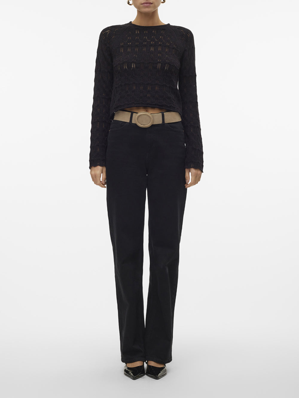 VERO MODA Maglione Donna - modello 10306632 Nero