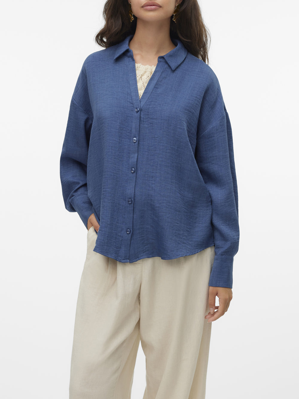 VERO MODA Camicia Donna - modello 10316389 Blu