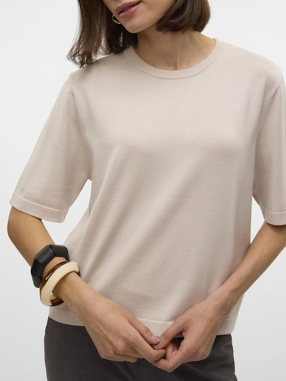 VERO MODA Maglione Donna - modello 10320460 Beige