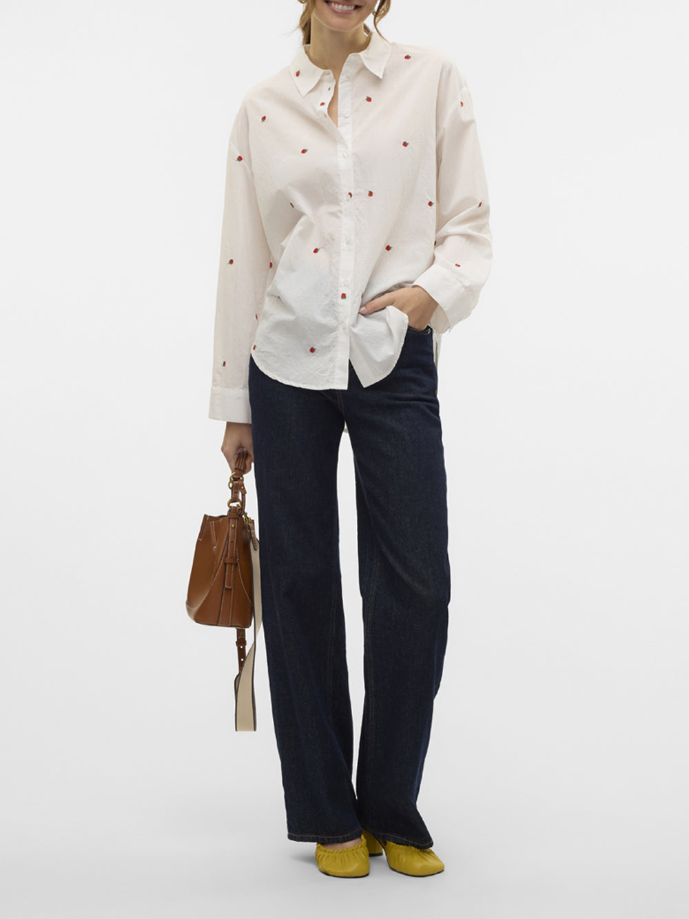 VERO MODA Camicia Donna - modello 10324629 Bianco