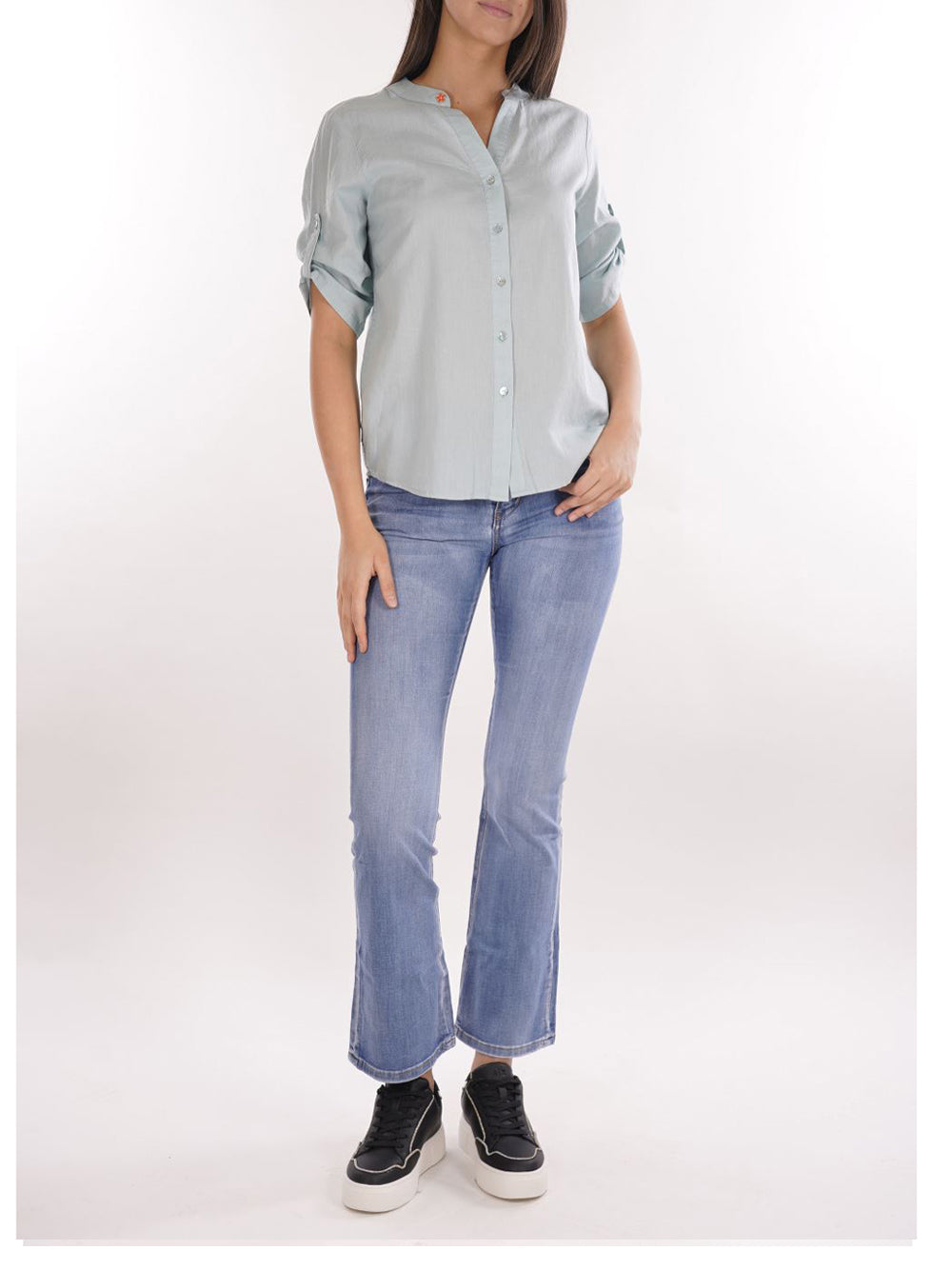 YES ZEE Camicia Donna - Azzurro Marino modello C231YZ00 Celeste