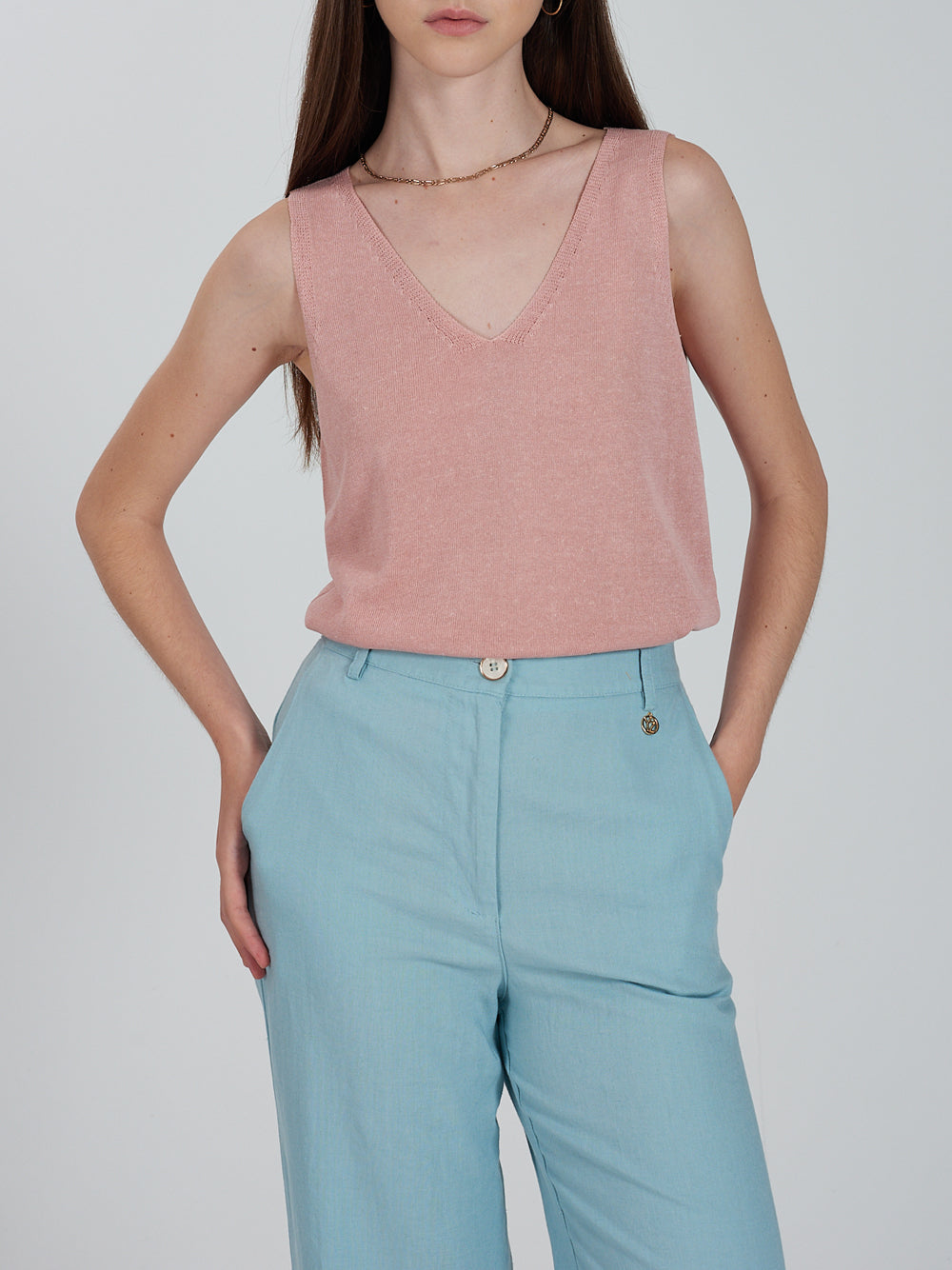 YES ZEE Canotta Donna - modello M232HF00 Rosa