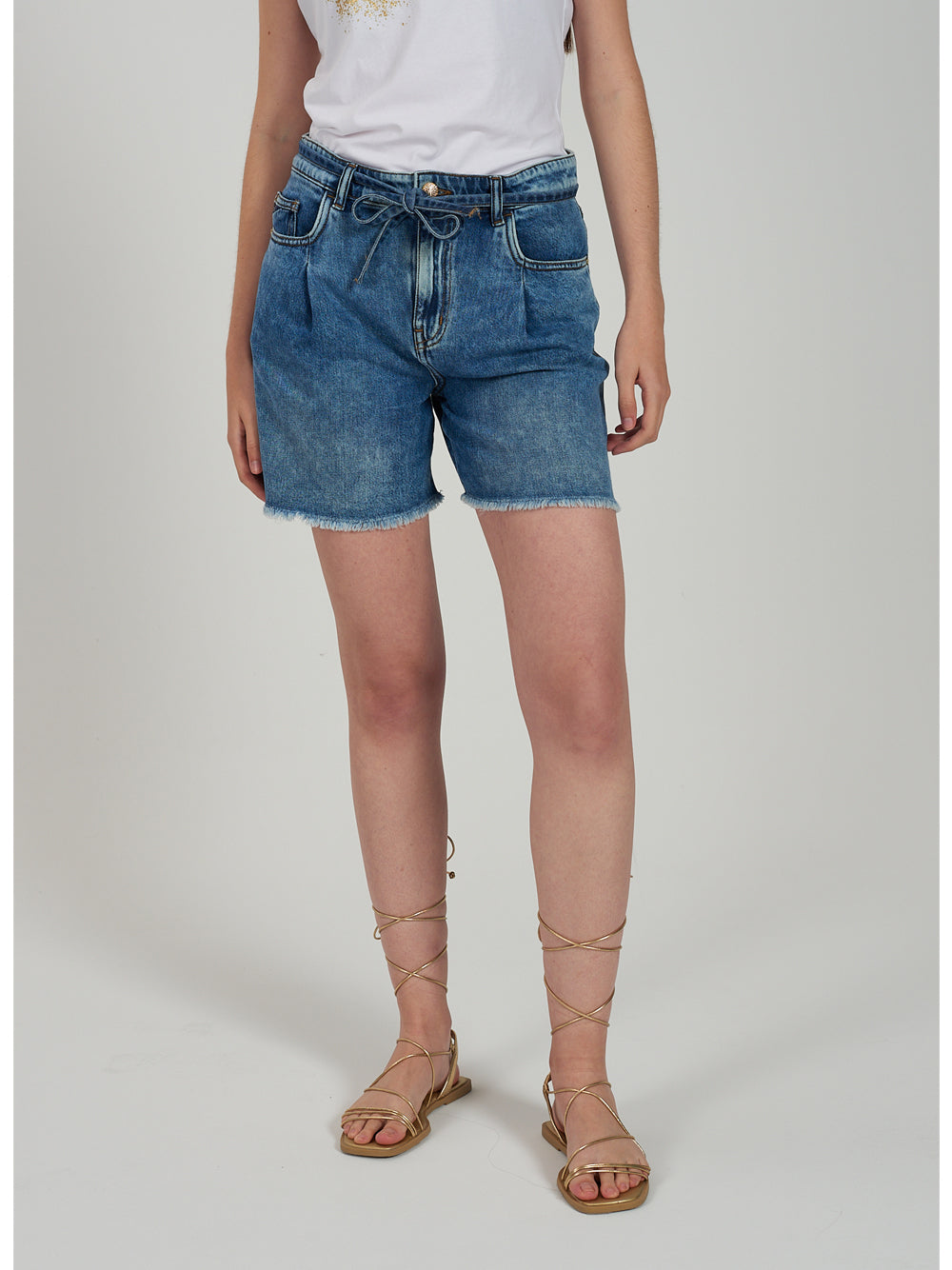 YES ZEE Shorts Donna - Stone modello P225W306 Grigio