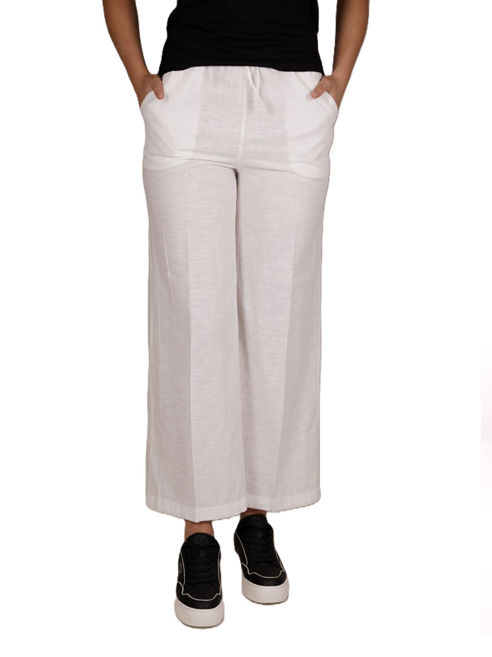 YES ZEE Pantalone Donna - modello P398J200 Bianco