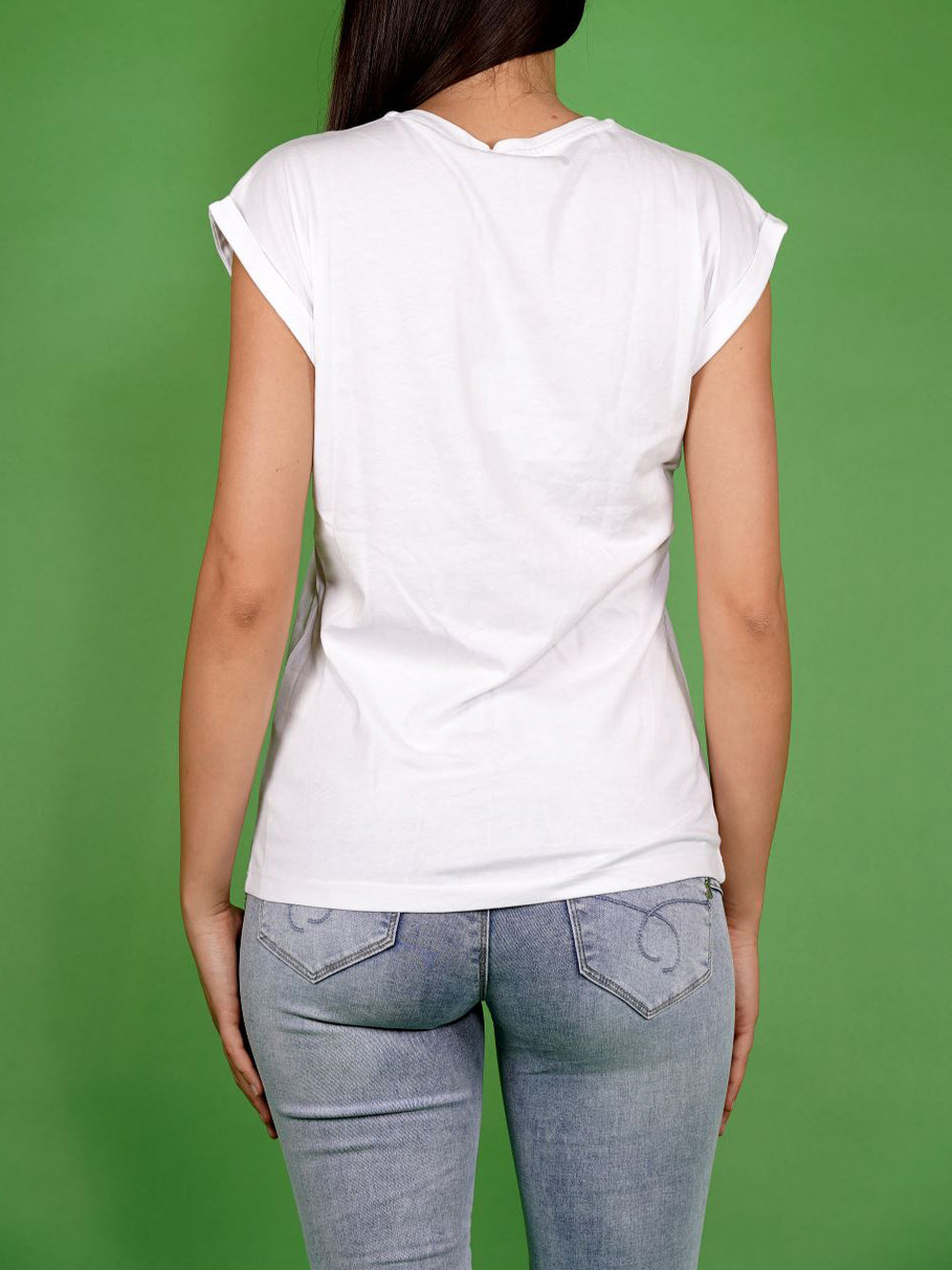 YES ZEE T-shirt Donna - modello T215SG00 Bianco