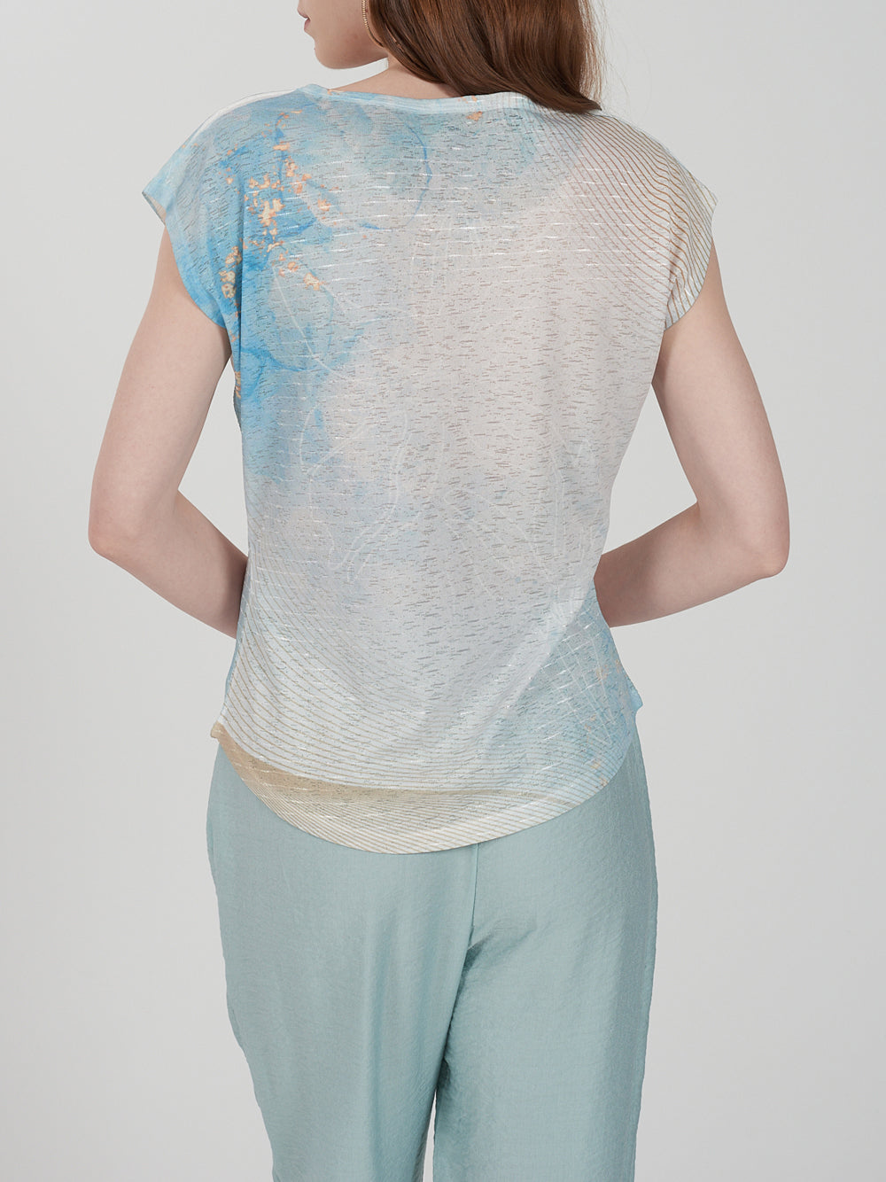 YES ZEE T-shirt Donna - Var.Azzurro modello T235Y303 Celeste