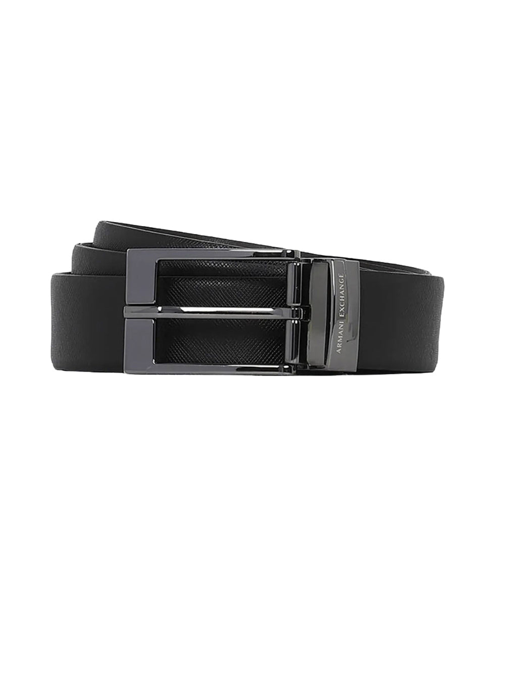 Armani Exchange Cintura da Uomo e Marrone Nero