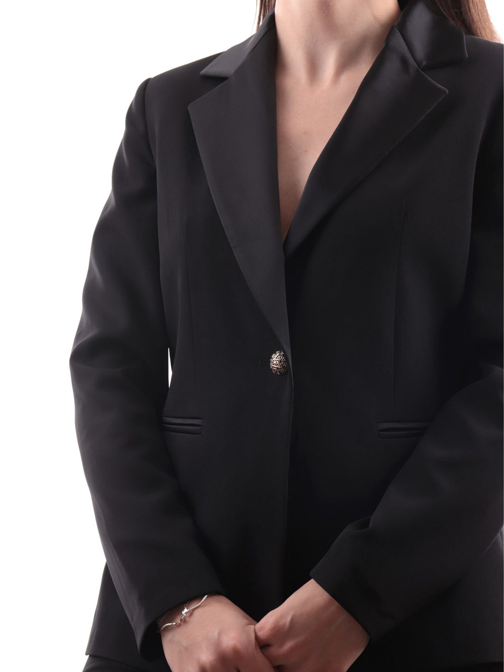 Yes Zee Blazer da Donna Nero