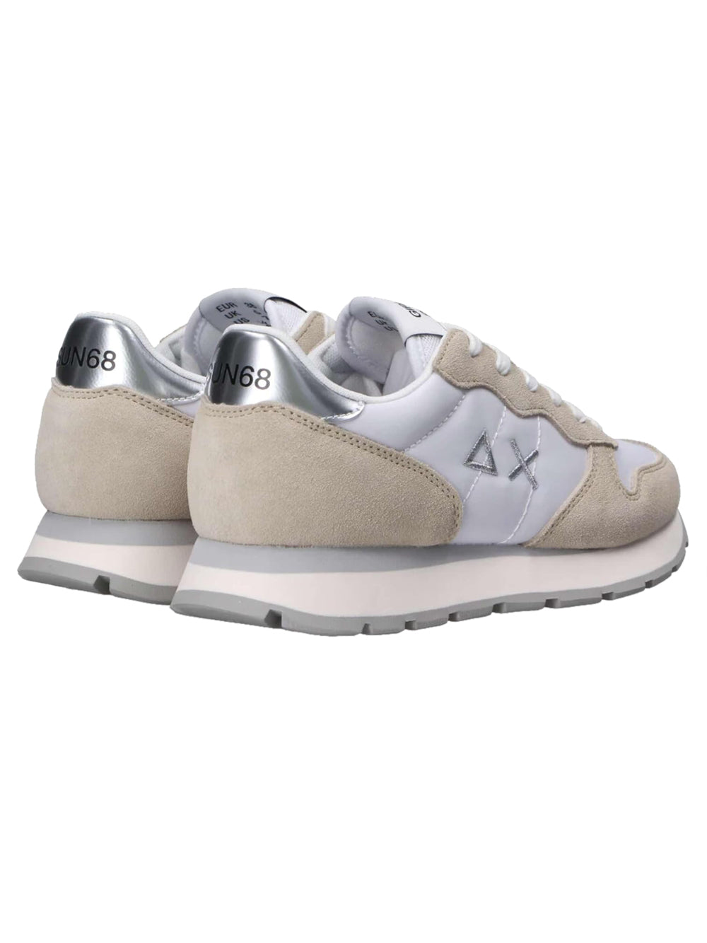 Sun68 Sneakers Donna Mod. CPZ34202 ALLY GOLD SILVER 31 White Bianco