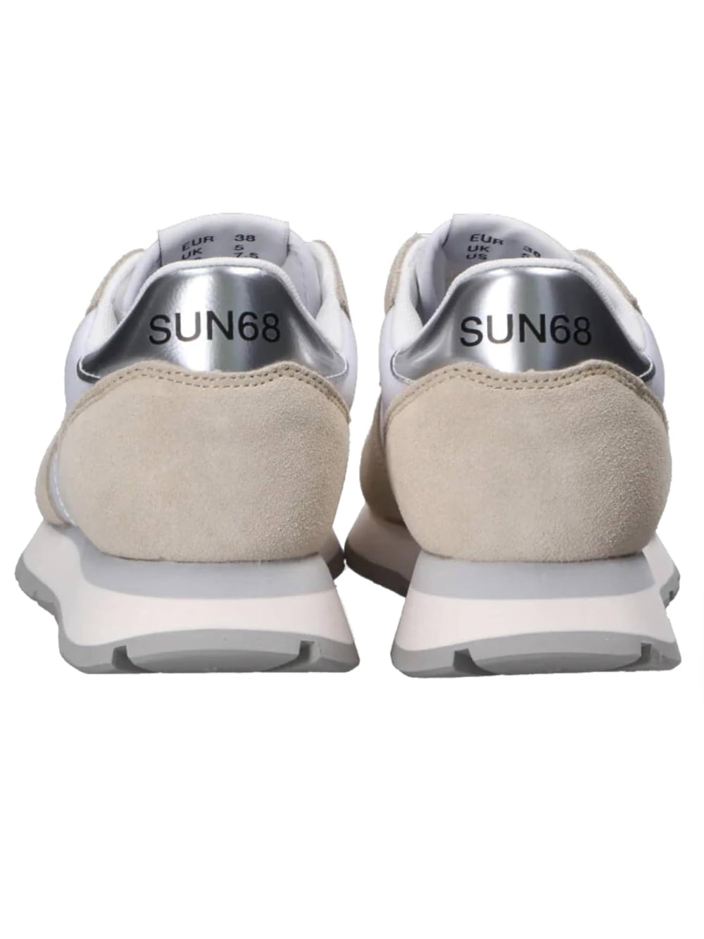 Sun68 Sneakers Donna Mod. CPZ34202 ALLY GOLD SILVER 31 White Bianco