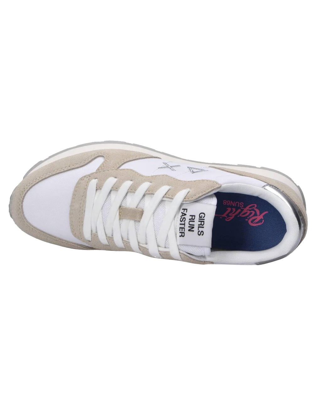 Sun68 Sneakers Donna Mod. CPZ34202 ALLY GOLD SILVER 31 White Bianco