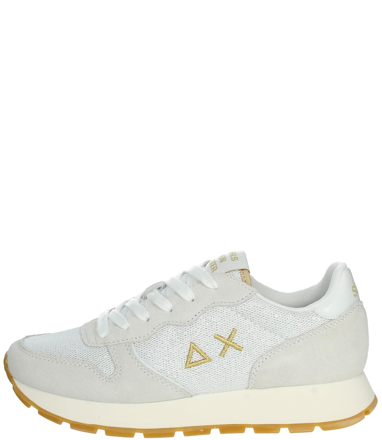 Sun68 Sneakers Donna Mod. CPZ34203 ALLY GLITTER TEXTILE 01 WHITE Bianco