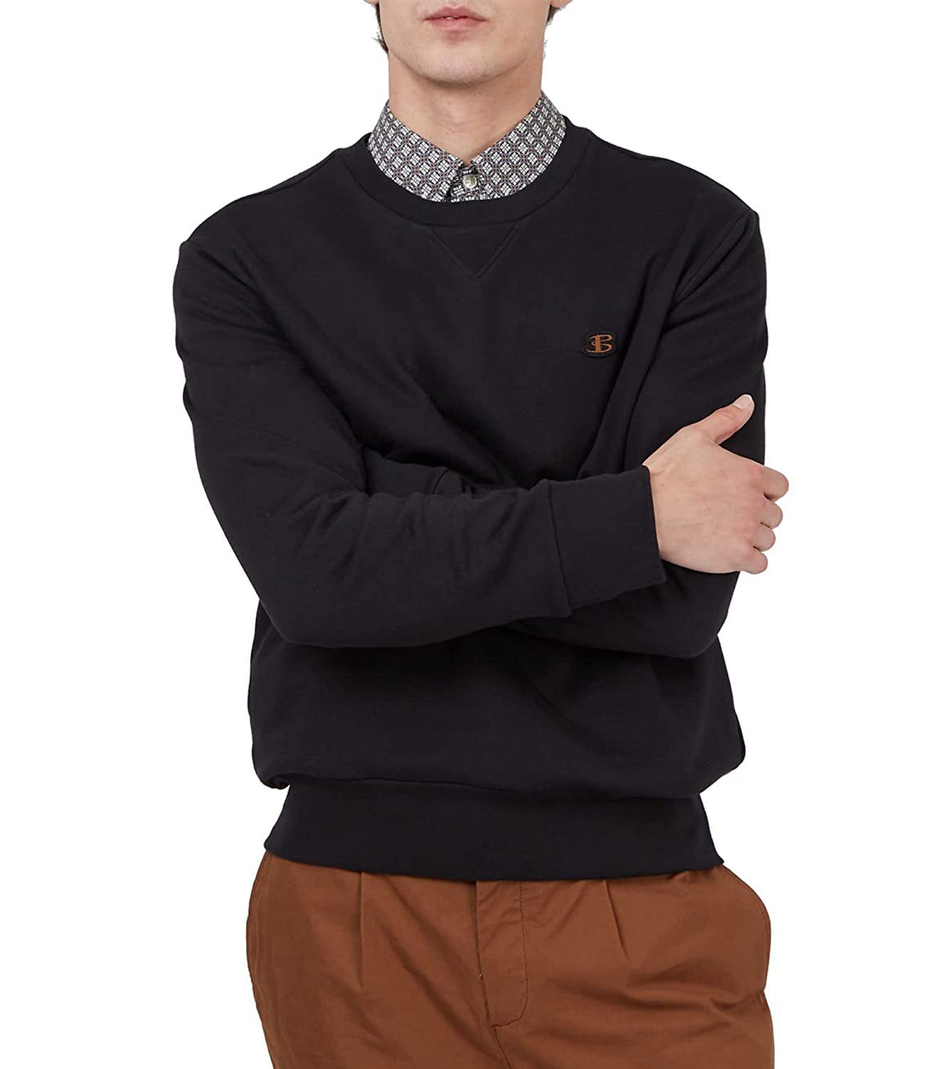 Ben Sherman Felpa G Uomo Mod. 0065534 290 BLACK Nero