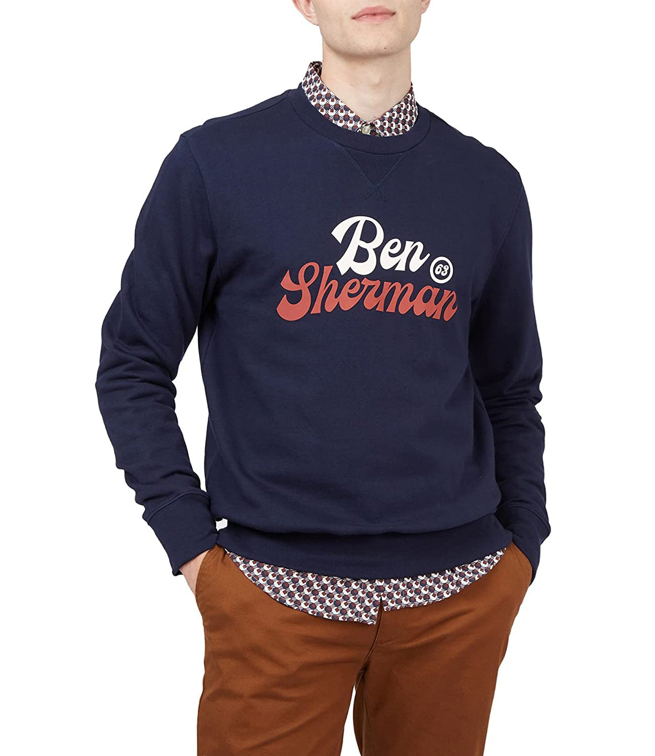 Ben Sherman Felpa G Uomo Mod. 0065537 035 Blu