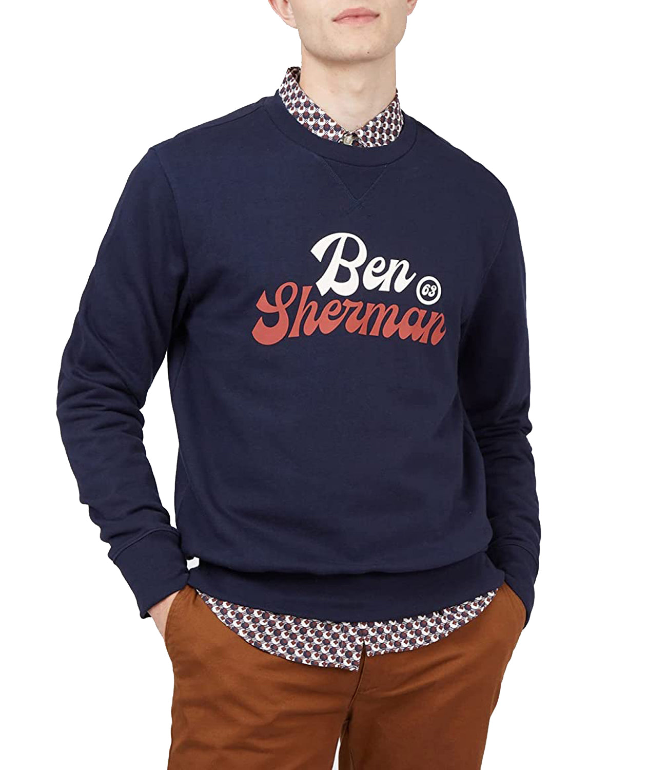 Ben Sherman Felpa G Uomo Mod. 0065537 035 Blu