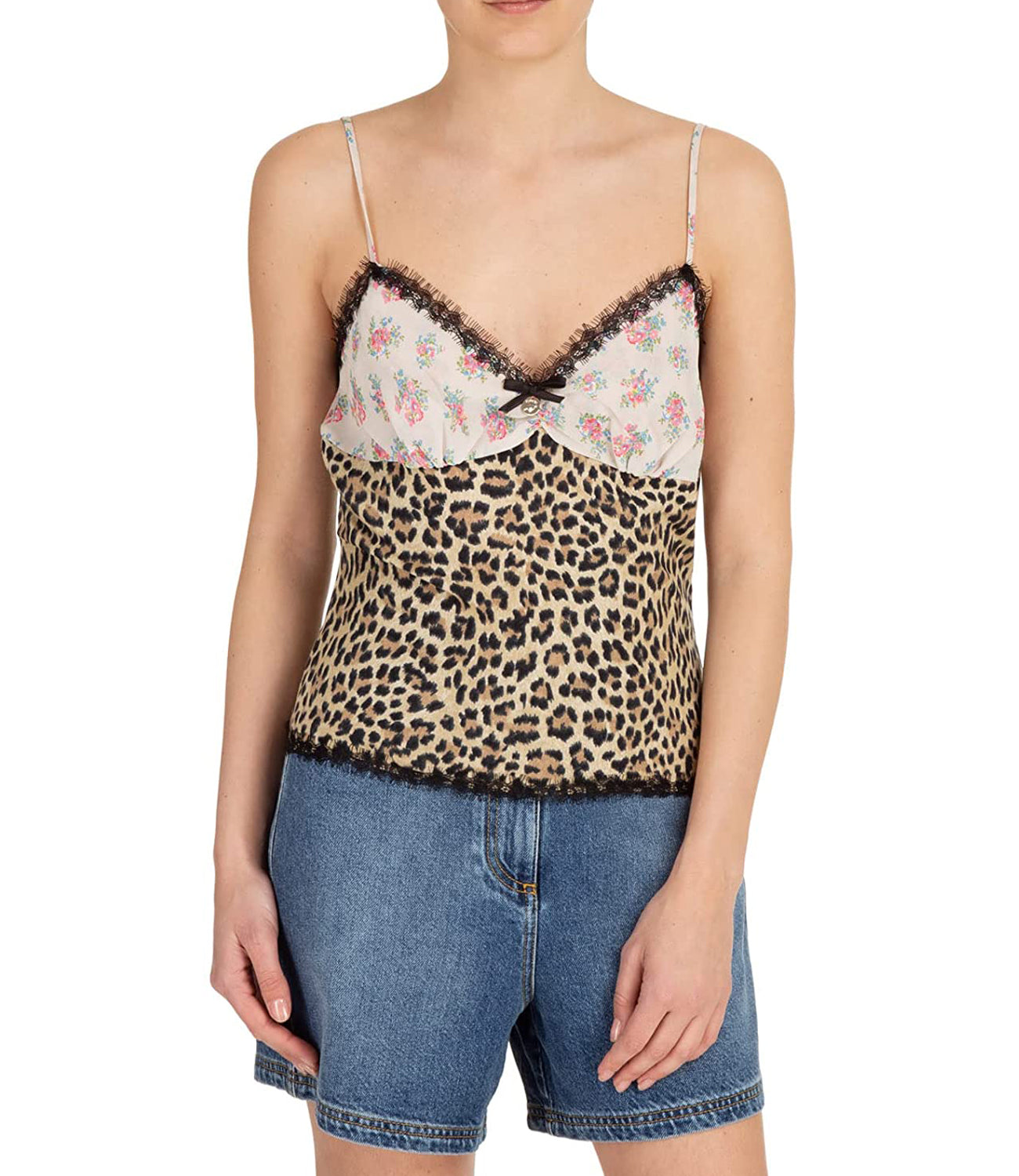 Blugirl Canotta Donna Mod. RA2049 MA29M C3032 MACULATA Multicolore