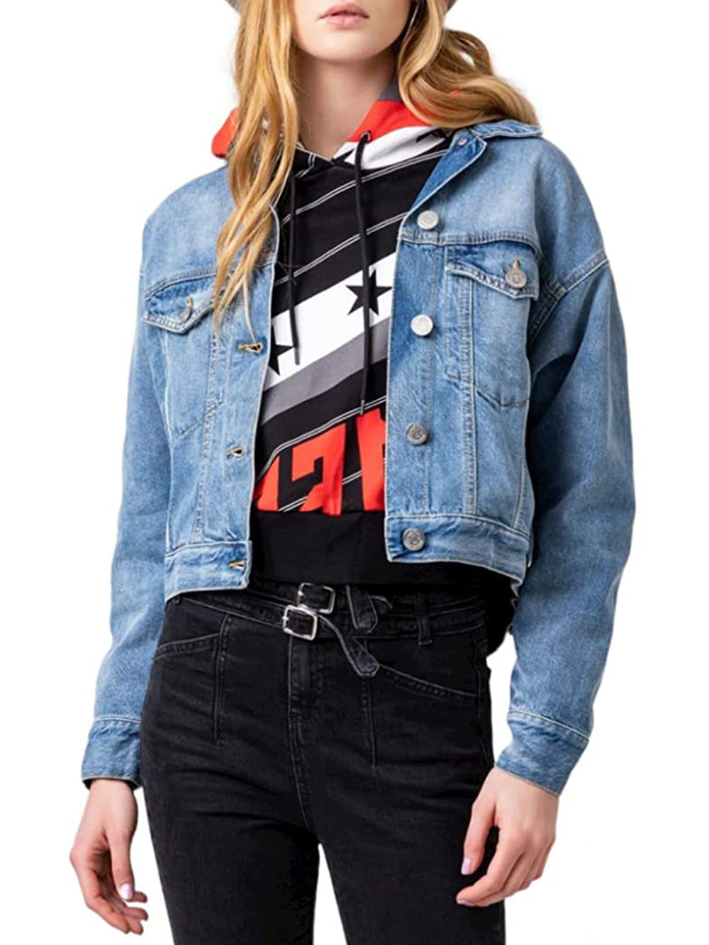 Gaëlle Paris GAëLLE Giubbino Donna Mod. GBD11782DC DENIM Blu