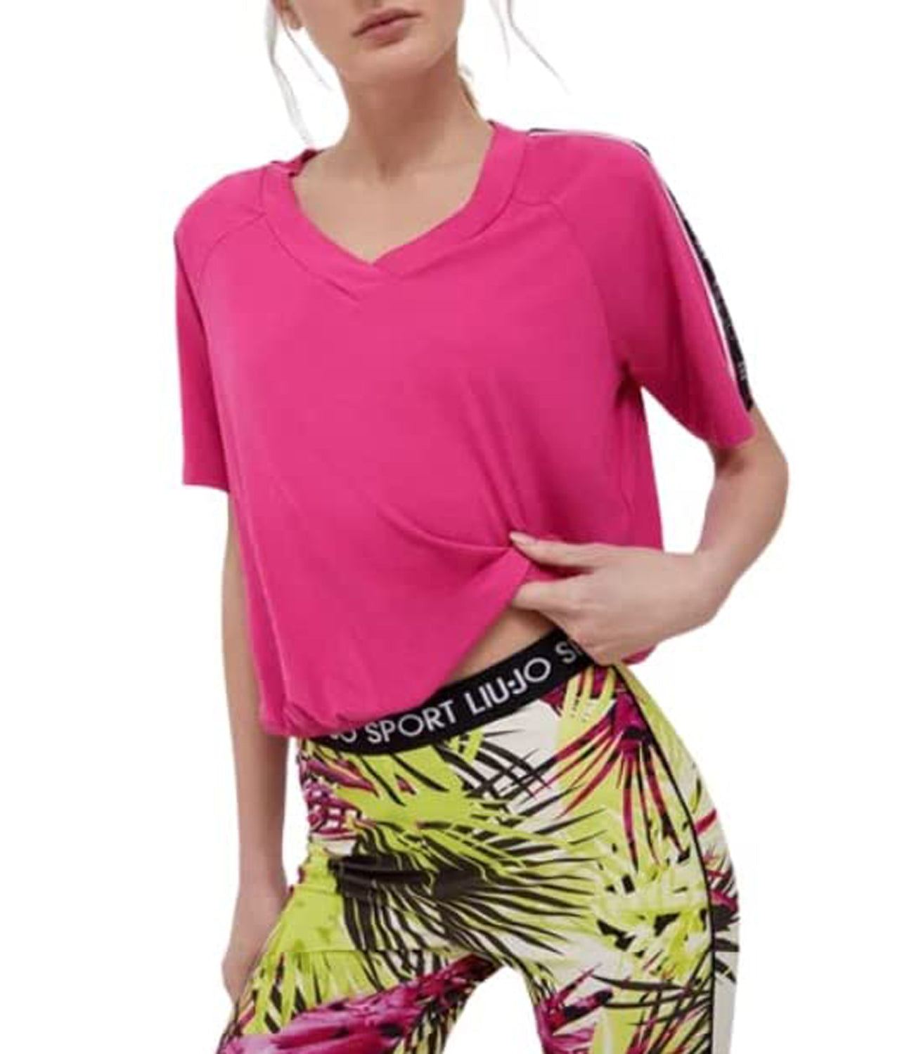 Liu Jo Liu Jo T-shirt Donna Mod. TA2231 J7905 82336 Fux Rosa