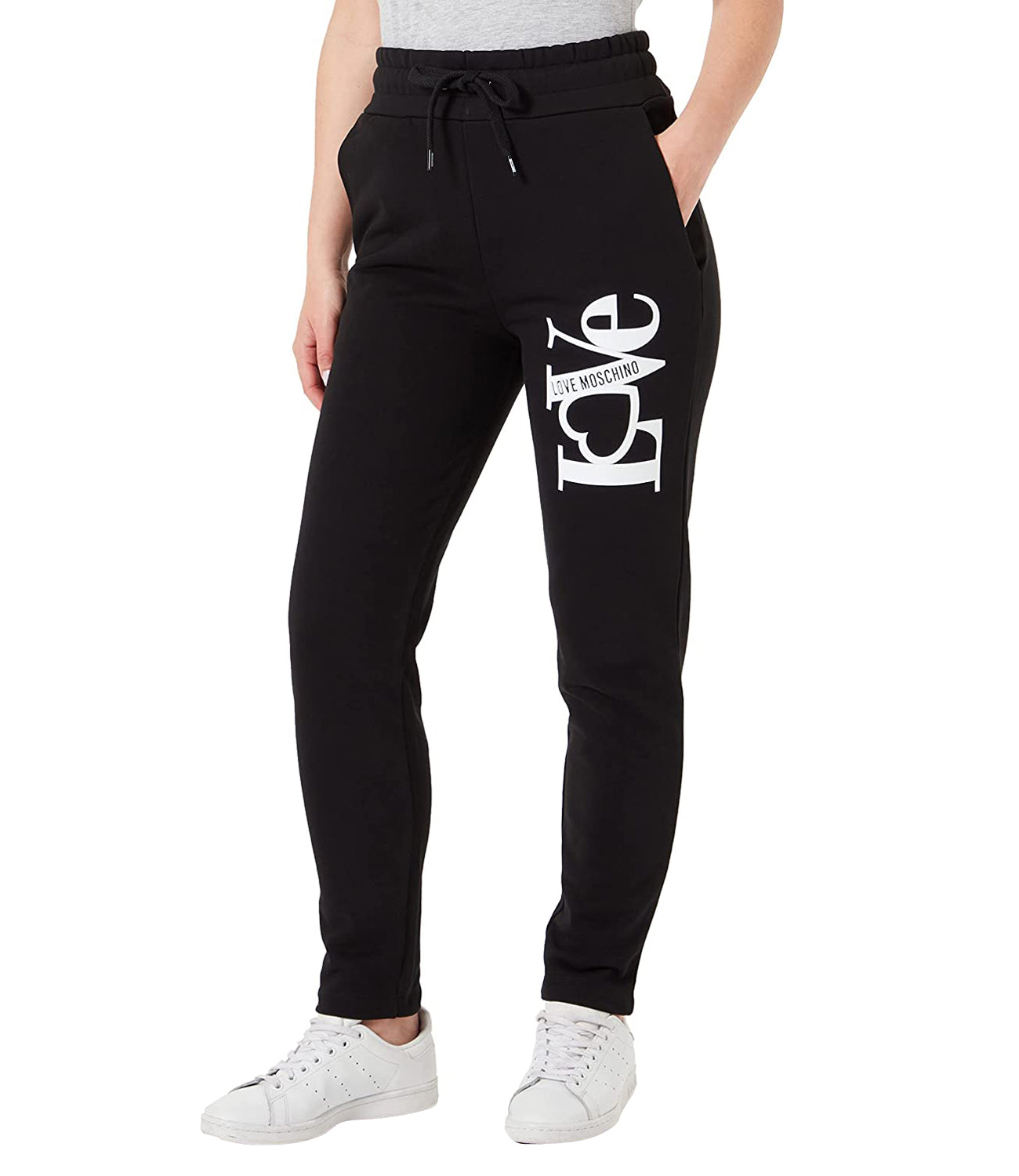 Love Moschino Pantalone joggers Donna Mod. W155606 M4266 C74 Nero