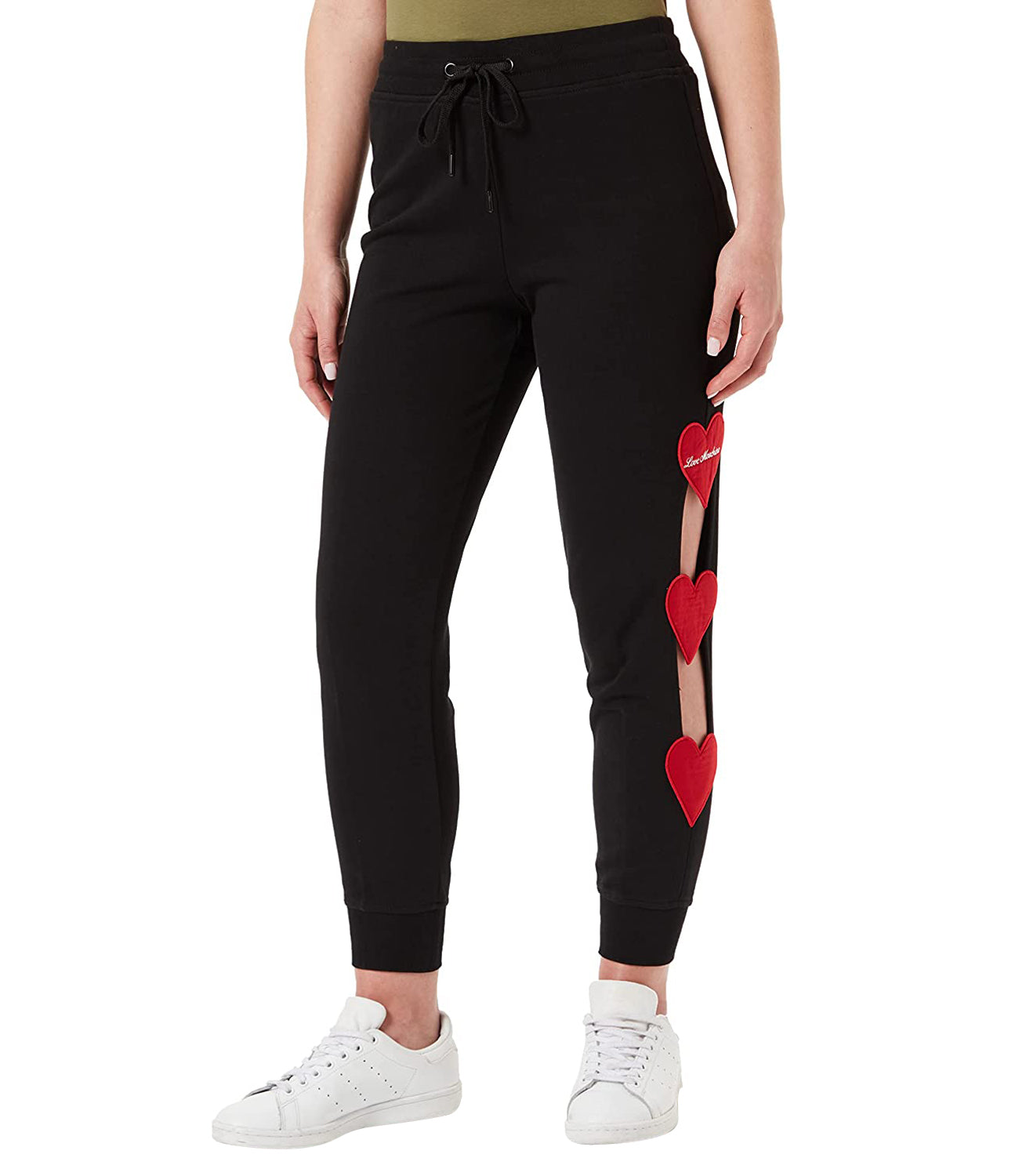 Love Moschino Pantalone joggers Donna Mod. W1588 M4266 C74 Nero