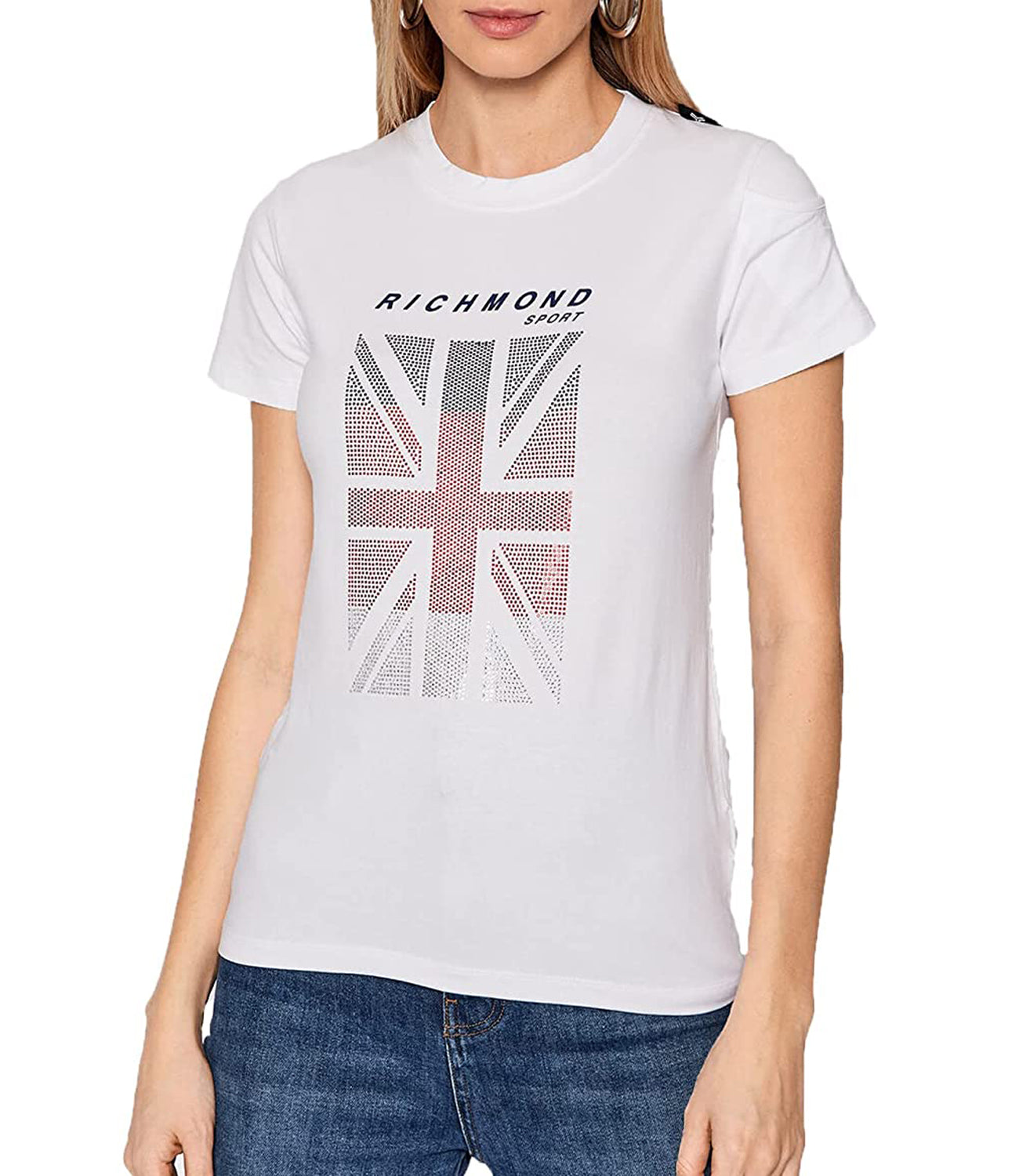 John Richmond T-shirt Richmond Sport UWP22015TSGLODIBWHITE Bianco