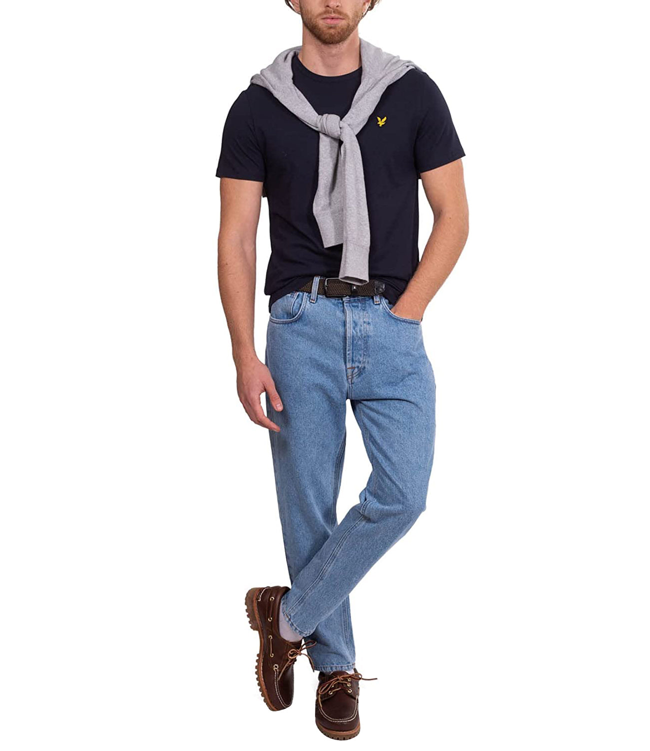 Lyle & Scott Lyle &amp; Scott T-shirt Uomo Mod. TS400 Z271 NAVY Blu