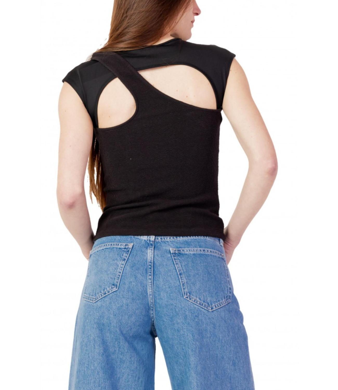 Calvin Klein Calvin Klein Jeans T-shirt Donna Mod. J20J220779 BEH BLACK Nero