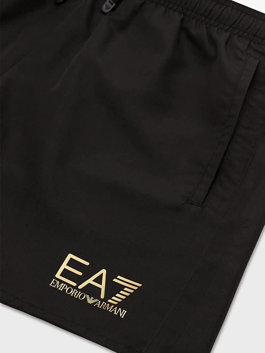 Ea7 Emporio Armani Short Mare Uomo Mod. 902000 CC721 00120 BLACK Nero